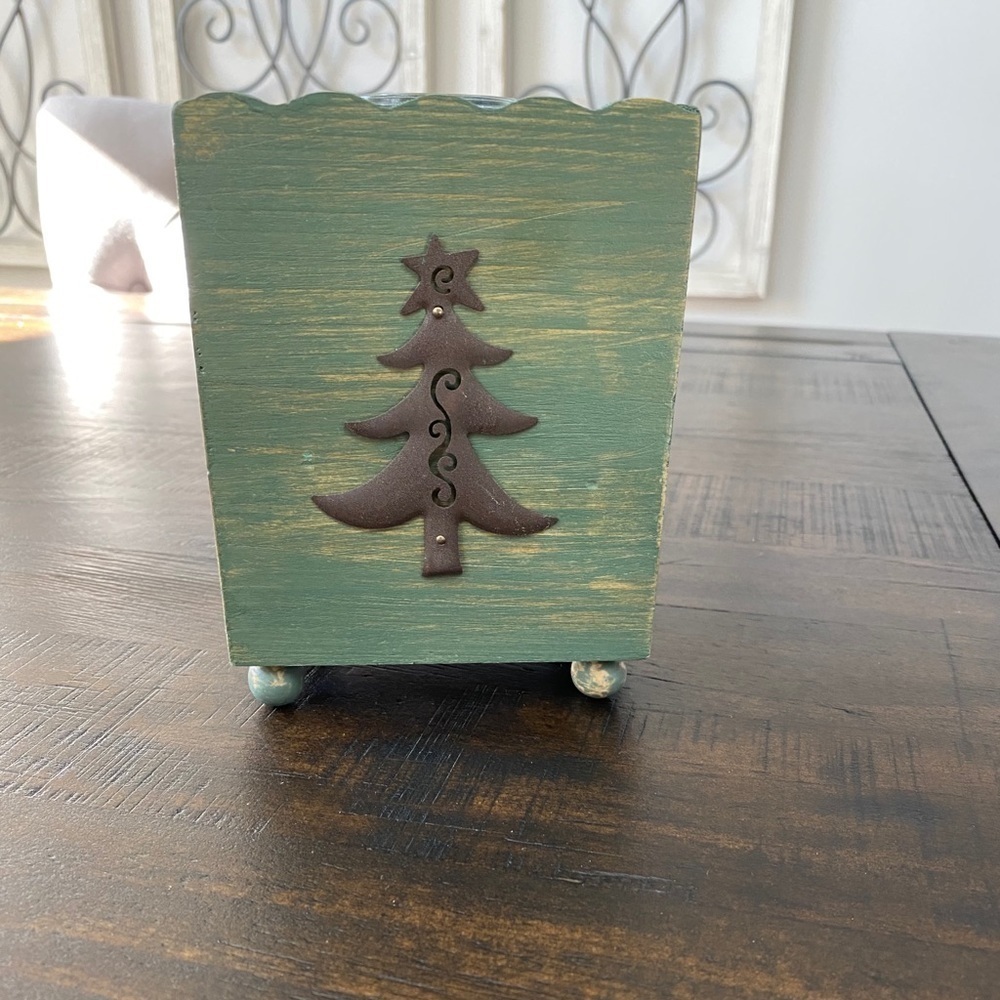 Christmas Timber Box and Bottle